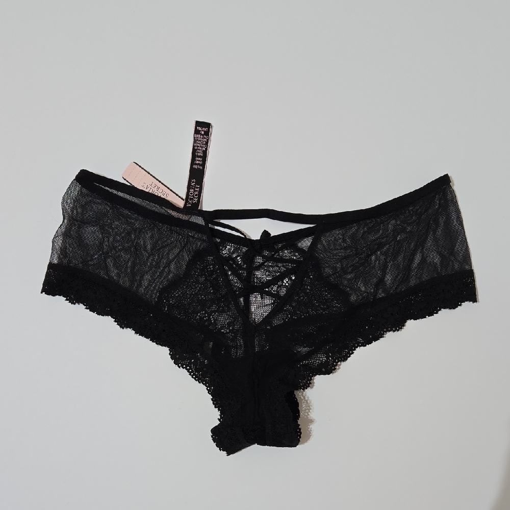 Victoria's Secret Very Sexy Cheeky Black Lace Panties